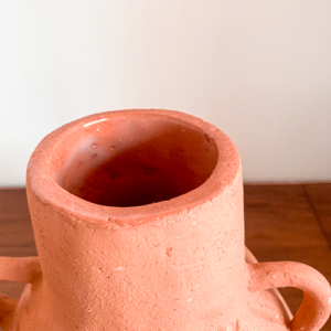 Vase imany ceramique terracotta atelier mozin
