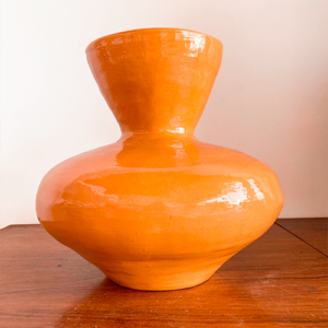orange is the new vase ceramique