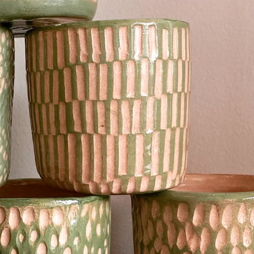 Tasses positano atelier mozin ceramique artisanale